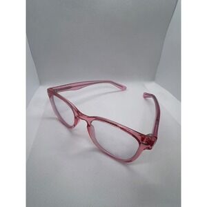 Zenni Pink Frame Glasses Clear Lens Fashion Eyeglasses Women's